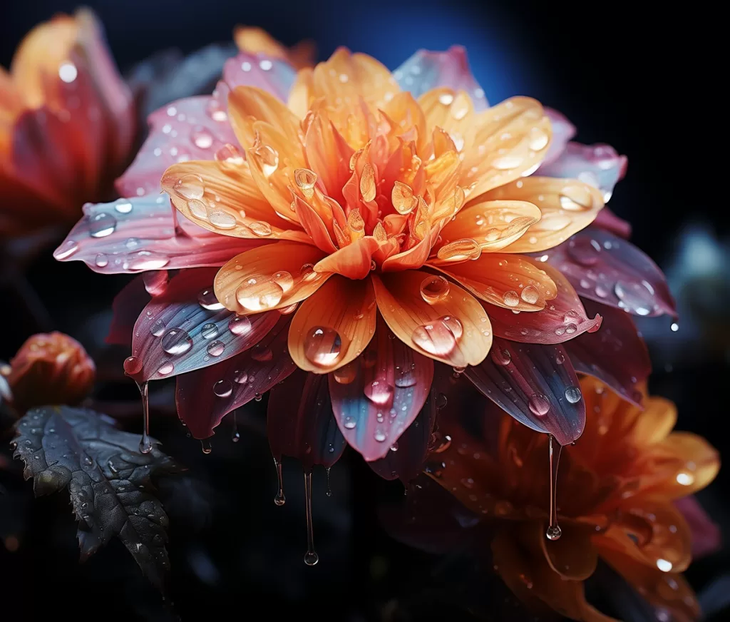 Dew topped flower 